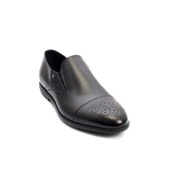 ROBERTO SERPENTINI 45220a Black Leather Classic Dress Shoes
